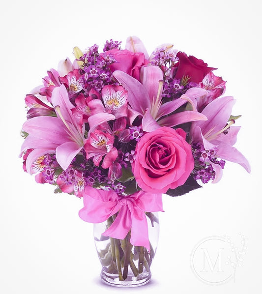 LILIAC LILIES AND ROSES